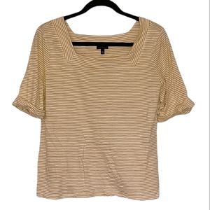 Talbots striped blouse - Yellow